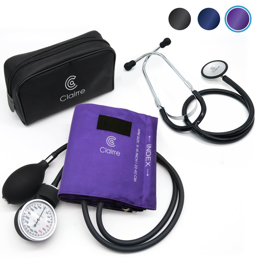 Professional Sphygmomanometer Manual Blood Pressure Cuff Kit – Clairre